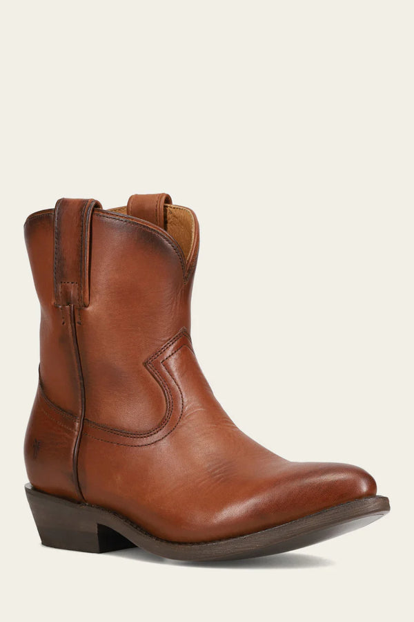 BILLY BOOT SHORT IN COGNAC