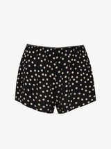 BLOOM SHORT IN BLACK DITSY DOT