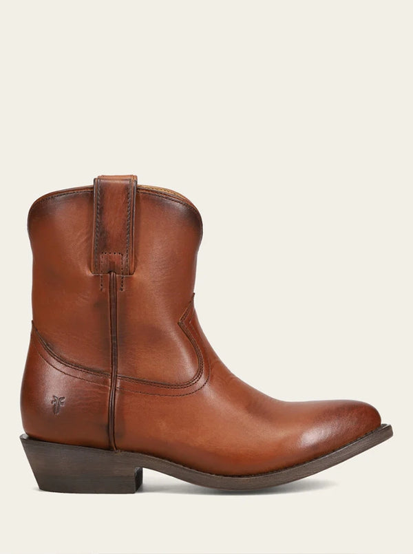 BILLY BOOT SHORT IN COGNAC