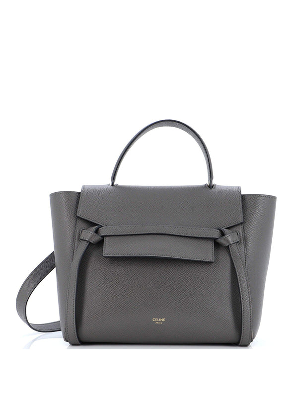 CELINE BELT BAG TEXTURED LEATHER MICRO