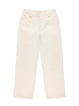 CORDUROY CLASSIC STRAIGHT PANT IN CREAM