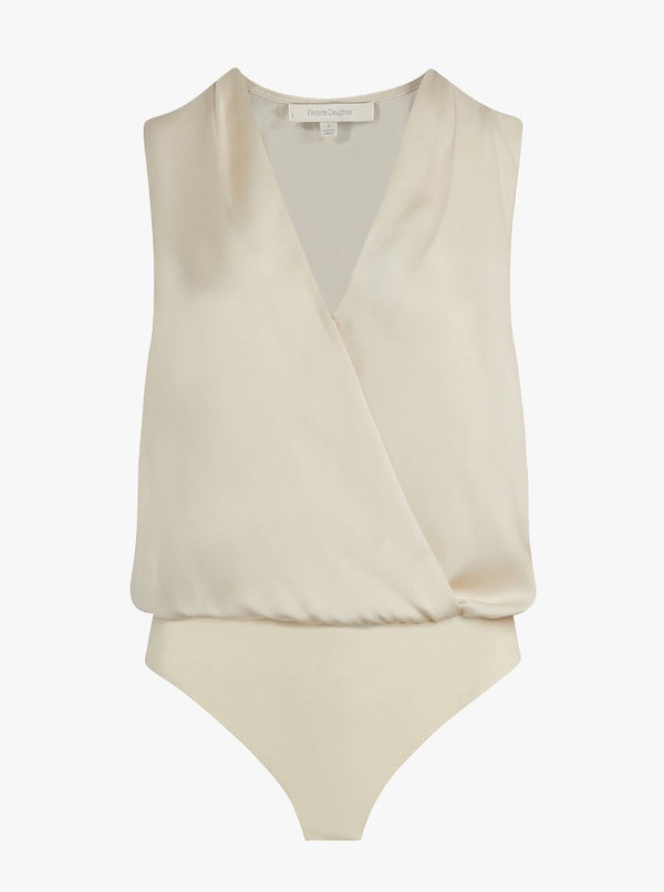 The Sleeveless Date Blouse in Champagne