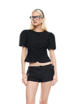 FEMME BLOUSE IN ONYX