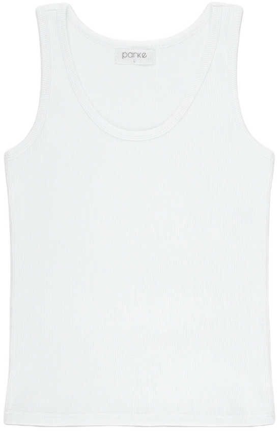 THICK TANK IN WHITE