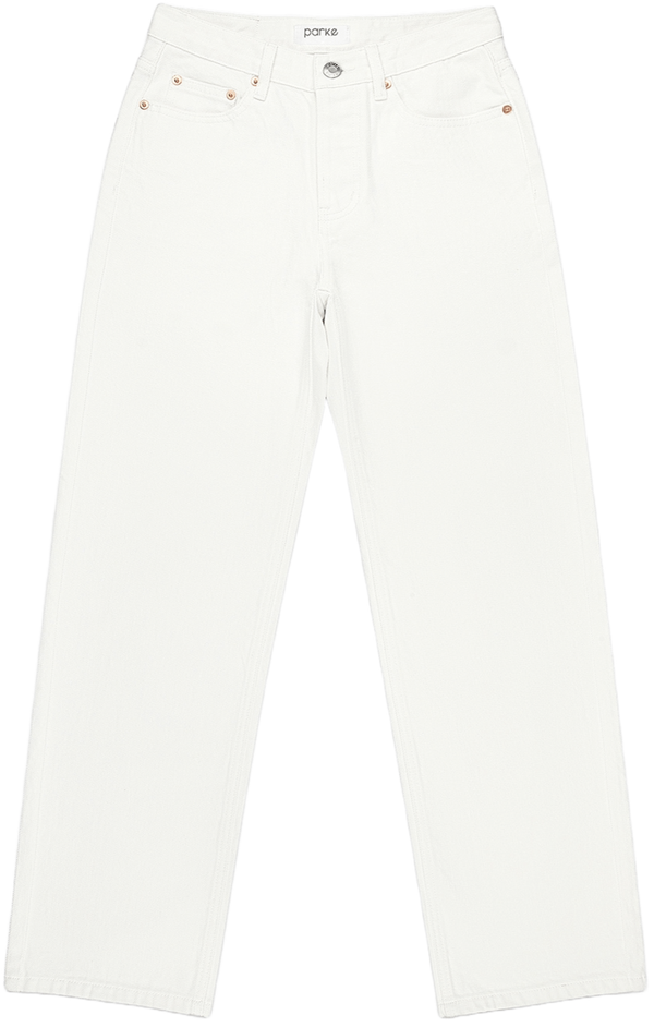 CLASSIC STRAIGHT JEAN IN WHITE DENIM