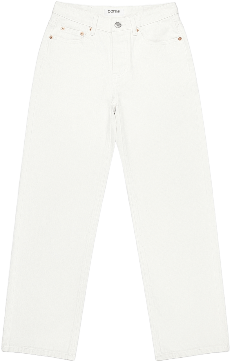 CLASSIC STRAIGHT JEAN IN WHITE DENIM