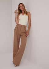 The Favorite Pant in Toffee Houndstooth