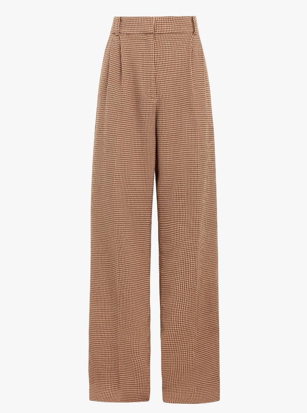 The Favorite Pant in Toffee Houndstooth