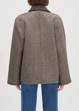 THE CAMERON COAT IN DORSET PLAID