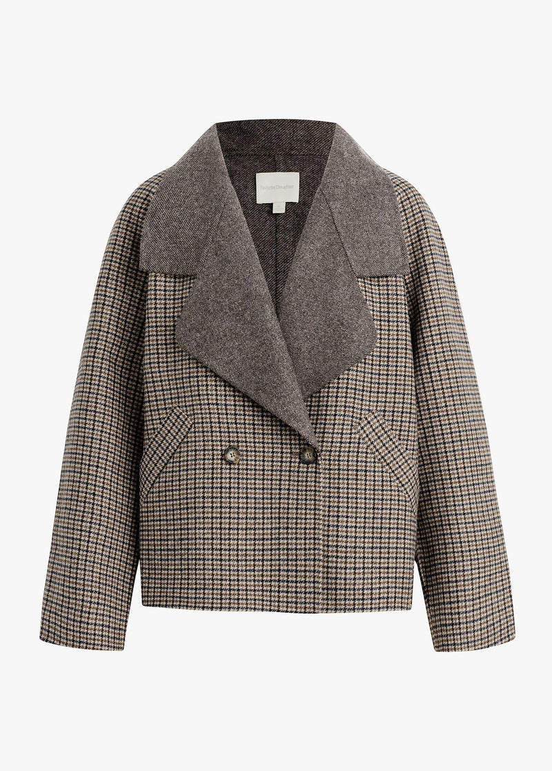 THE CAMERON COAT IN DORSET PLAID