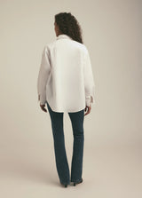 THE ZIP IT SHIRT IN WHITE