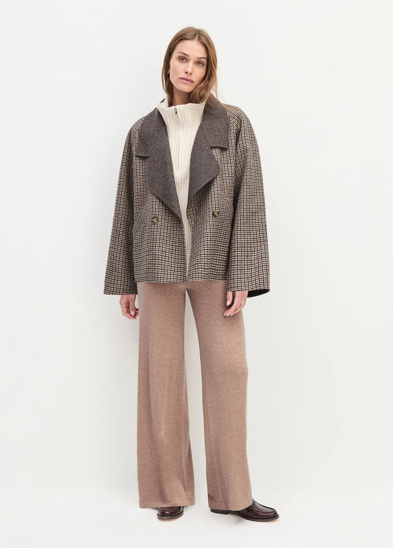 THE CAMERON COAT IN DORSET PLAID