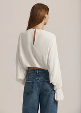 MAKING ME BLUSH TOP IN IVORY