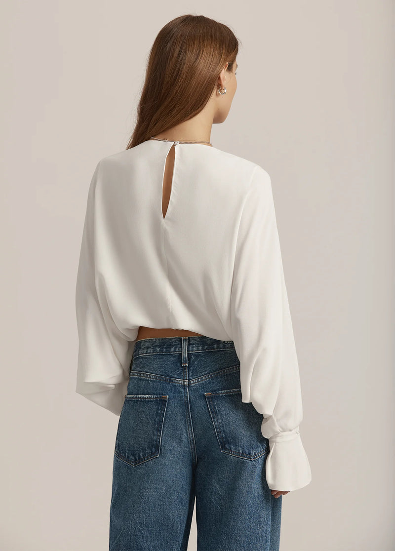 MAKING ME BLUSH TOP IN IVORY