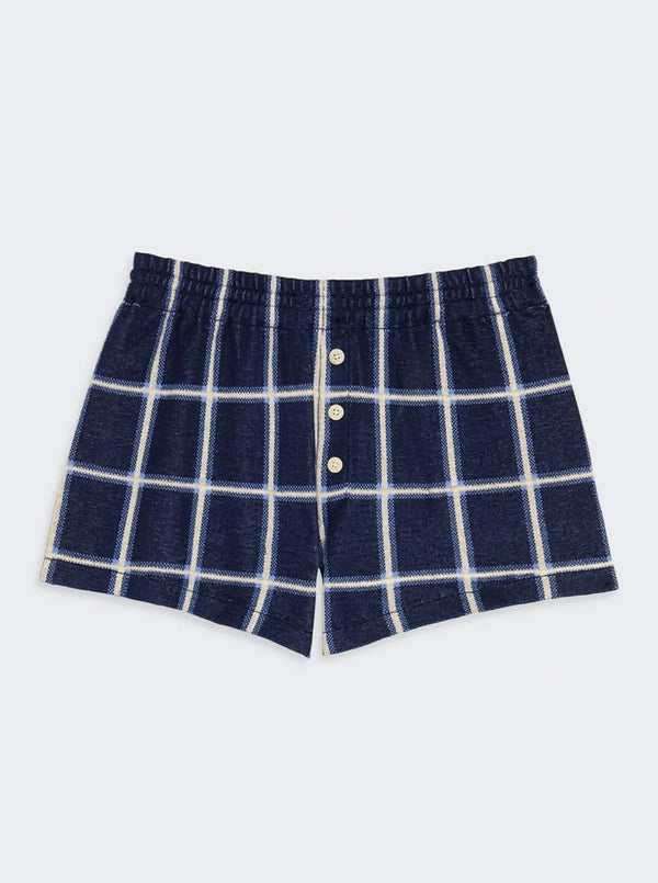 PICNIC PLAID SHORT IN MIDNIGHT COMBO