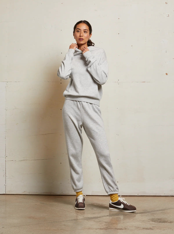 HEART HOODIE IN ASH