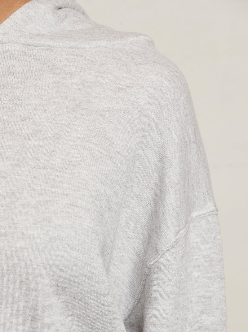 HEART HOODIE IN ASH