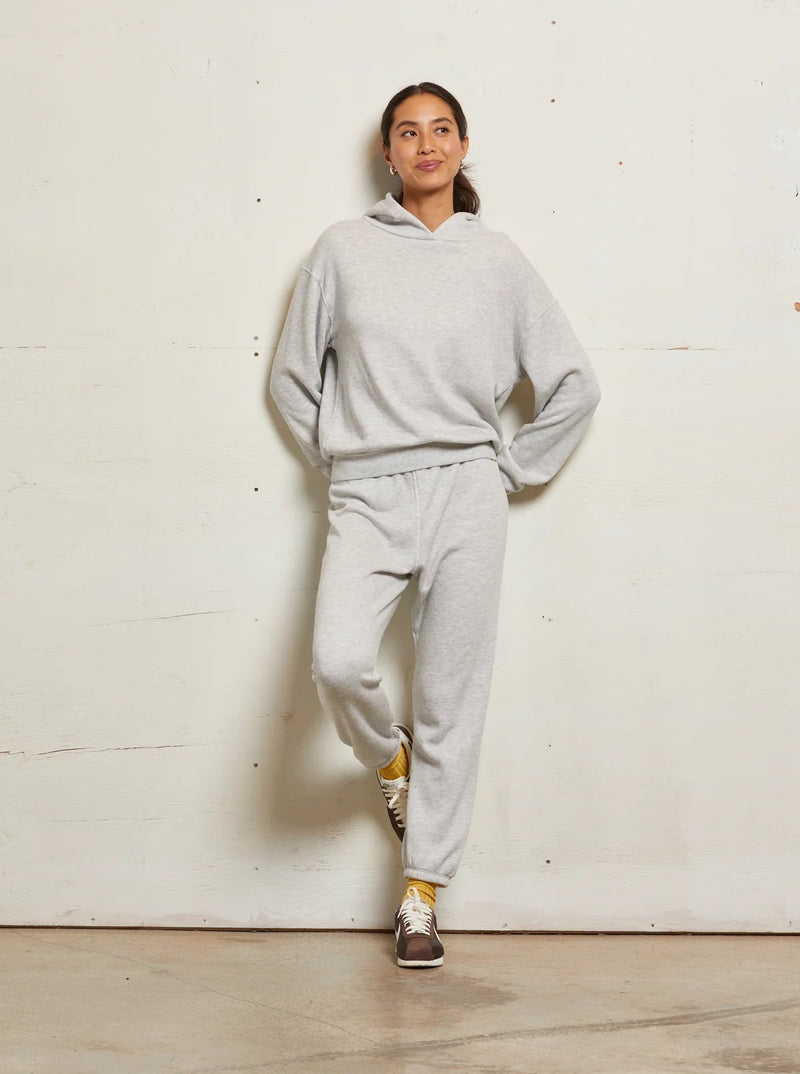 HEART HOODIE IN ASH
