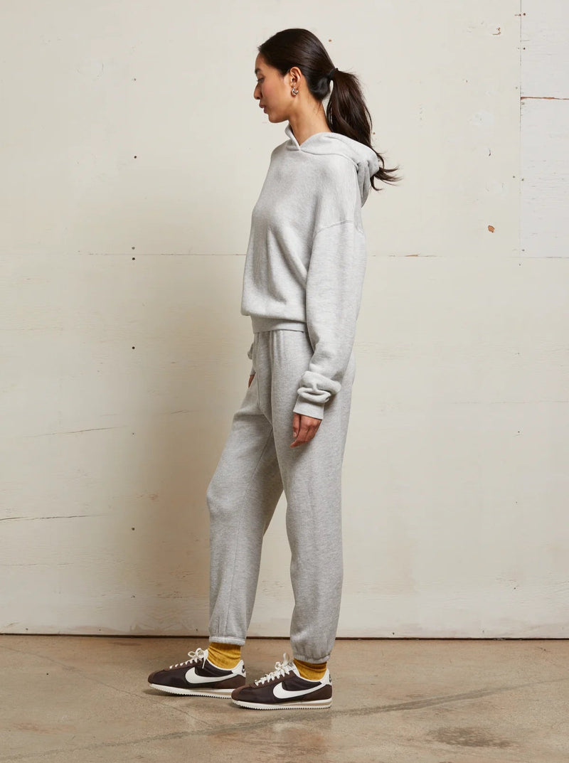 HEART HOODIE IN ASH