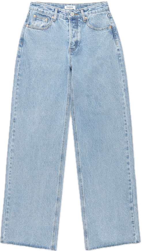 LOW RISE BAGGY JEAN IN VINTAGE WASH DENIM