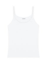 Thin Strap Tank in White