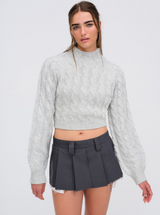 Lise Chunky Sweater in Grey