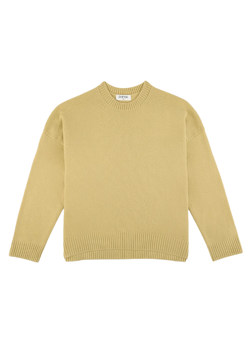 Oversized Cashmere Sweater in Honey