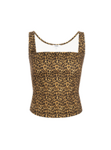 Luna Top in Leopard