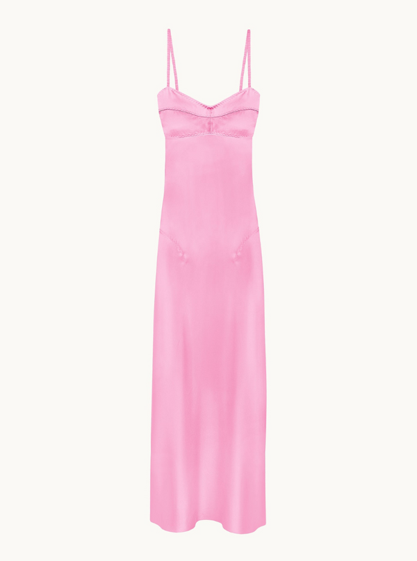 Waterlily Midi Dress in Pink