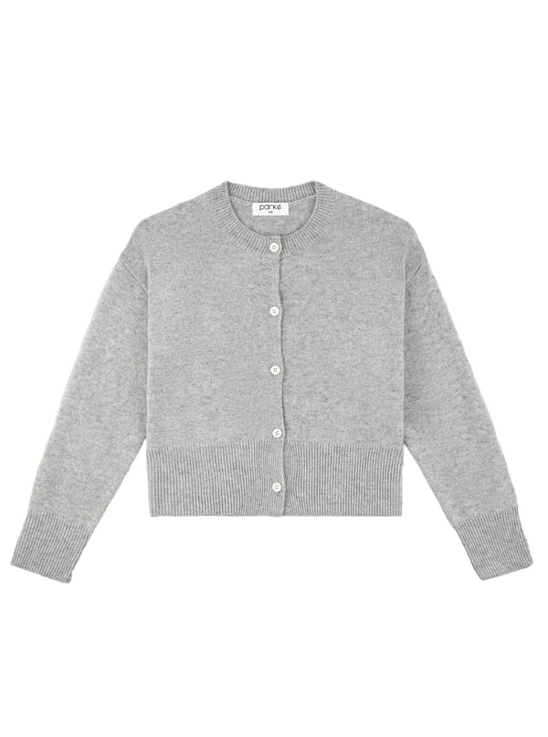 Cardigan in Heather Grey