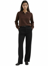 ATELIER POLO SWEATER IN BROWN