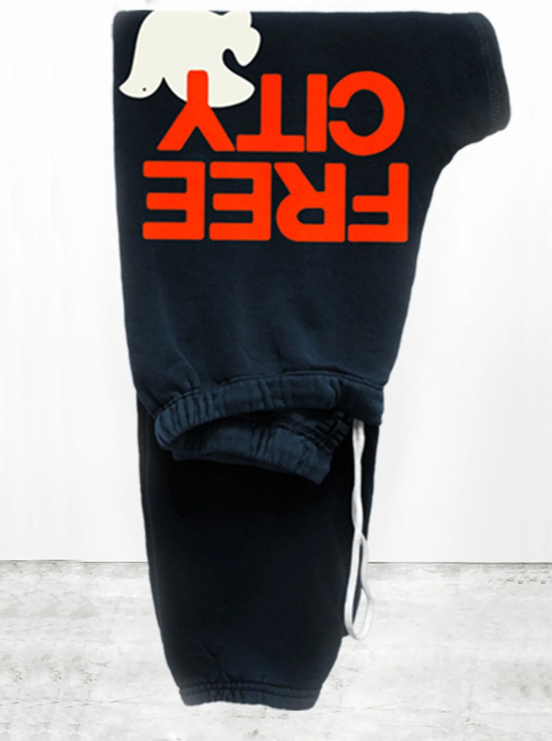 FREECITY LARGE SWEATPANT IN SQUIDS ELECTRIC