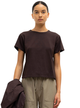 THE MARGO TEE IN CHOCOLATE