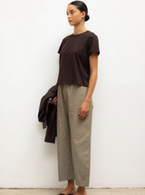 THE MARGO TEE IN CHOCOLATE