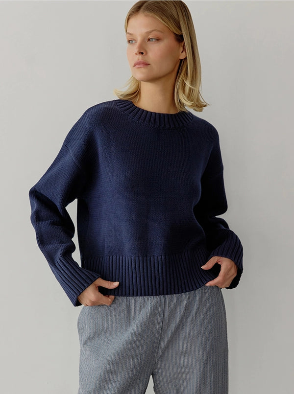 CLASSIC SWEATER IN NAVY