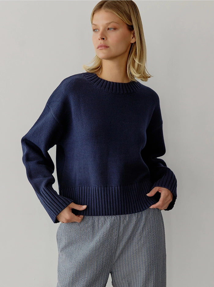 CLASSIC SWEATER IN NAVY