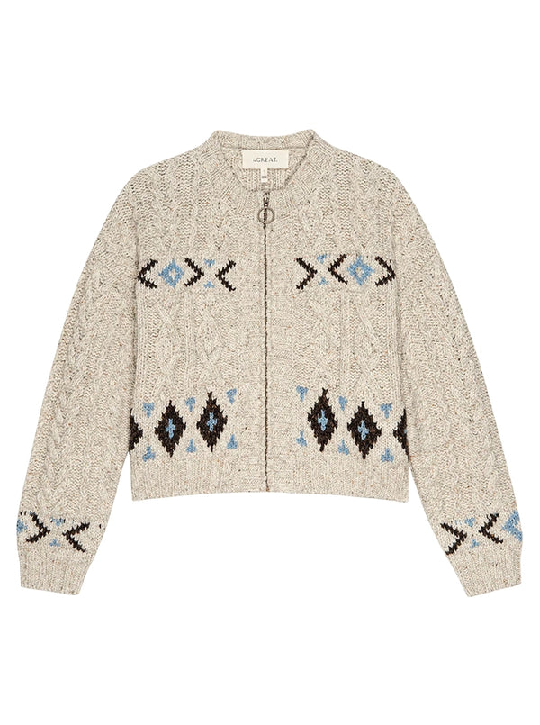 THE CAVERN CARDIGAN IN OAT