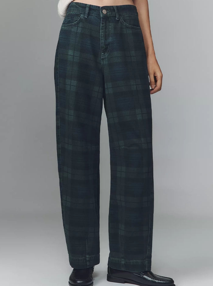 SINCLAIR JEANS IN OVER DYE CHECK