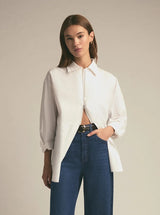THE ZIP IT SHIRT IN WHITE