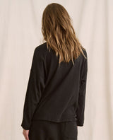 The Shrunken Henley in Almost Black