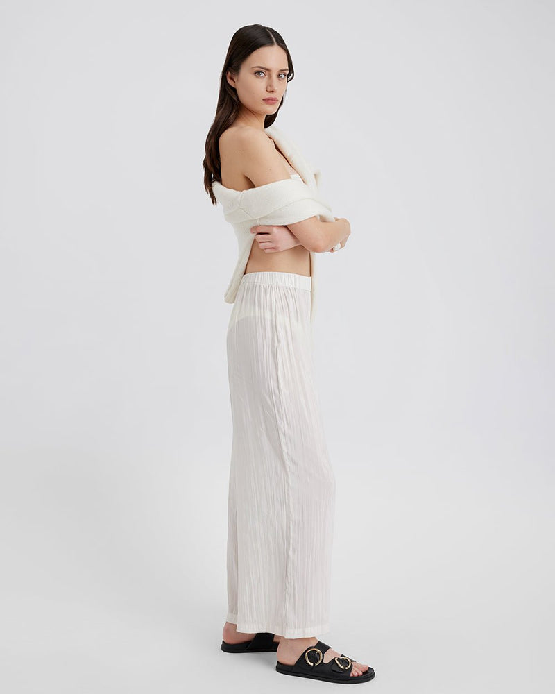 The Milly Pant in Ecru