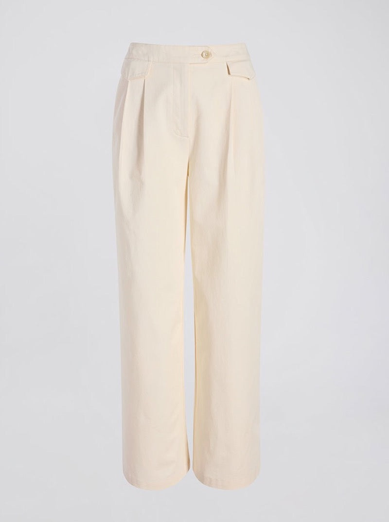 The Tori Pant in Ecru