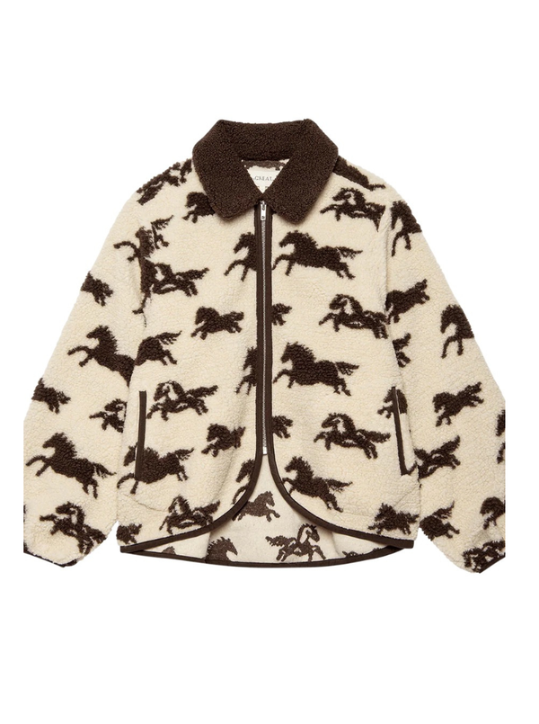 THE PASTURE JACKET IN CREAM HICKORY