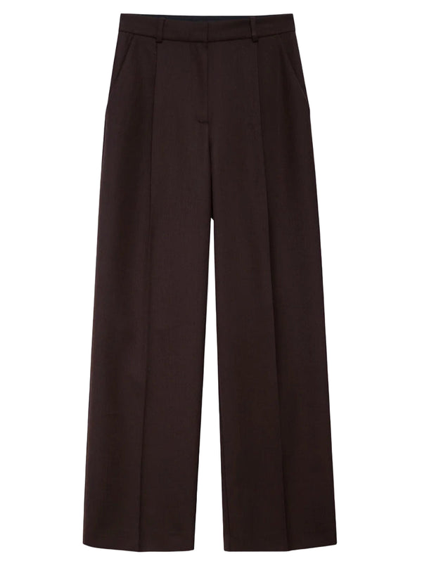 TRENT TROUSER IN DEEP BROWN