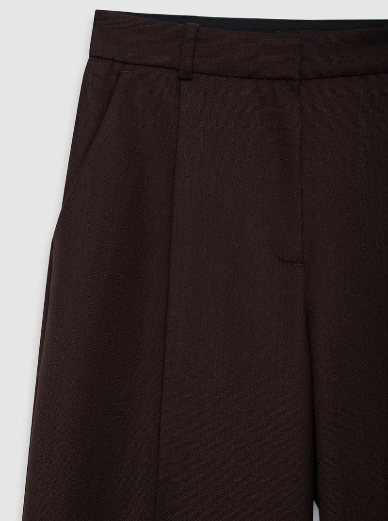 TRENT TROUSER IN DEEP BROWN