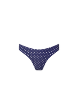 POLKA DOT CLASSIC SCOOP BOTTOM IN NAVY WHITE