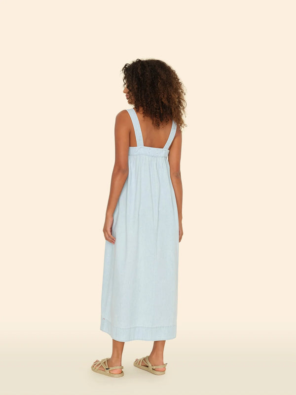 ORLY DRESS IN AIR BLUE