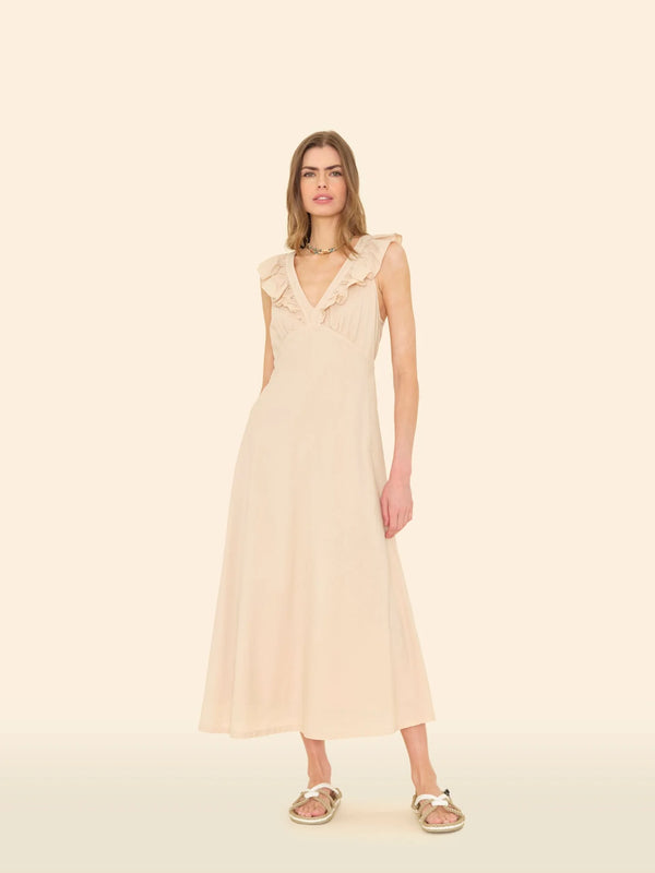 CANDACE DRESS IN PARCHMENT