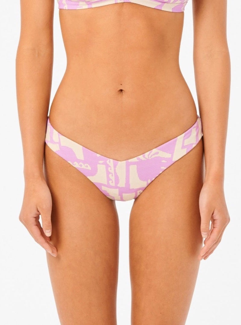 New Wave High Leg Skimpy Bikini | 2 Colors