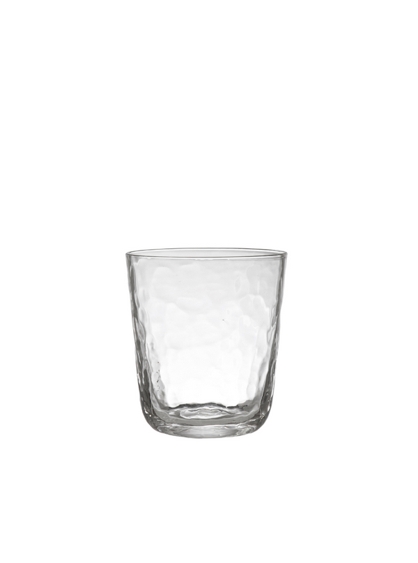 TEXTURED DRINKING GLASS